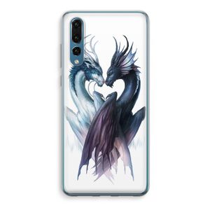 Yin Yang Dragons: Huawei P20 Pro Transparant Hoesje