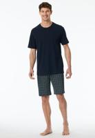 Schiesser Schiesser Pyjama Short nightblue 181157 54/XL