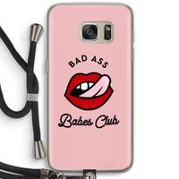 Badass Babes Club: Samsung Galaxy S7 Transparant Hoesje met koord