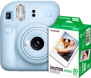 Fujifilm Instax Mini 12 Pastel Blue Bundel