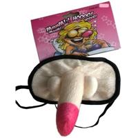 Oogmasker piemel/penis - slaapmasker - fopartikel - vrijgezellenfeest