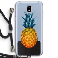 Grote ananas: Samsung Galaxy J5 (2017) Transparant Hoesje met koord