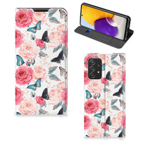 Samsung Galaxy A72 (5G/4G) Smart Cover Butterfly Roses - thumbnail