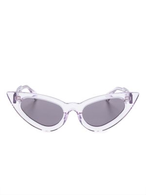 Kuboraum lunettes de soleil à monture papillon - Violet