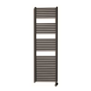 Elektrische Design Radiator Sanicare Plug En Play 172 x 45 cm Zilver Grijs Thermostaat Zwart 920 Watt Sanicare