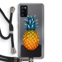 Grote ananas: Samsung Galaxy A41 Transparant Hoesje met koord