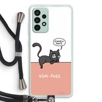 GSM poes: Samsung Galaxy A52s 5G Transparant Hoesje met koord