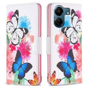 Xiaomi Poco C65/Redmi 13C Wonder Series Portemonnee Hoesje - Vlinders