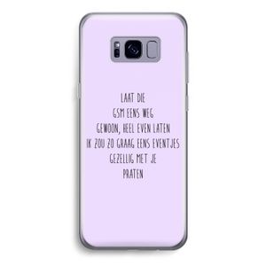 GSM: Samsung Galaxy S8 Transparant Hoesje