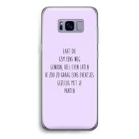 GSM: Samsung Galaxy S8 Transparant Hoesje