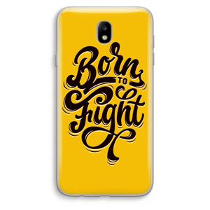 Born to Fight: Samsung Galaxy J7 (2017) Transparant Hoesje