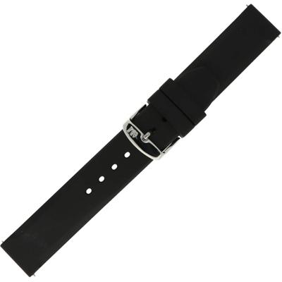 Morellato Horlogebandje Lugano PU Zwart 18mm