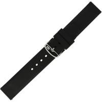 Morellato Horlogebandje Lugano PU Zwart 18mm
