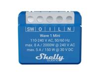 Shelly Qubino Wave 1 Mini LR Slimme schakelaar Z-Wave Blauw
