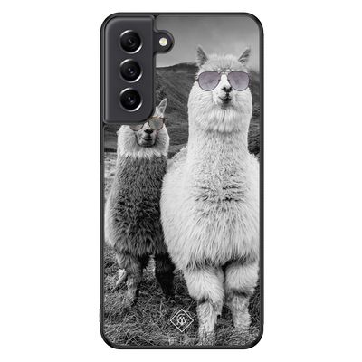 Samsung Galaxy S21 FE hoesje - Lama bruh Samsung Galaxy S21 FE hoesje - Lama bruh