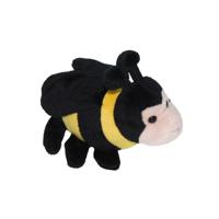 Pluche bijen knuffel - 13 cm - insect - knuffeldier - speelgoed - voor kinderen - thumbnail