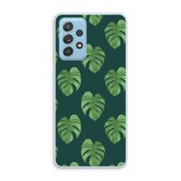 Monstera leaves: Samsung Galaxy A73 Transparant Hoesje