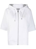 Woolrich hoodie à manches courtes - Blanc