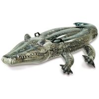 Opblaas krokodil Intex 170 cm groen fotoprint   -