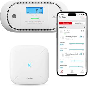 X-Sense XC01-M Koolmonoxidemelder en SBS50 Base Station