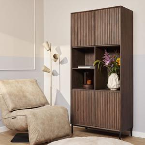 Vakkenkast Madison Walnut | 90 cm STF-6758