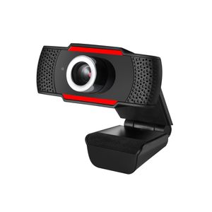 Adesso CyberTrack H3 webcam 1,3 MP 1280 x 720 Pixels USB 2.0 Zwart, Rood