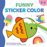 Funny Sticker Color (2-4 j.) / Funny Sticker Color (2-4a.) (Paperback)