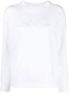 Lanvin sweat à patch logo - Blanc