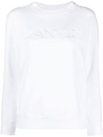 Lanvin sweat à patch logo - Blanc - thumbnail