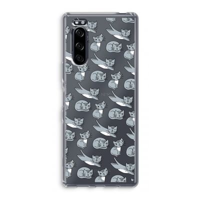 Poezen: Sony Xperia 5 Transparant Hoesje