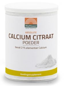 Mattisson Healthstyle Calcium Citraat Poeder