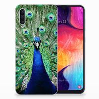 Samsung Galaxy A50 TPU Hoesje Pauw - thumbnail