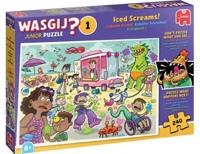 Wasgij Puzzel Junior 1 - IJskoude Kreten! 240 Stukjes