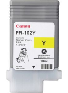 Canon PFI-102Y inktcartridge Origineel Geel