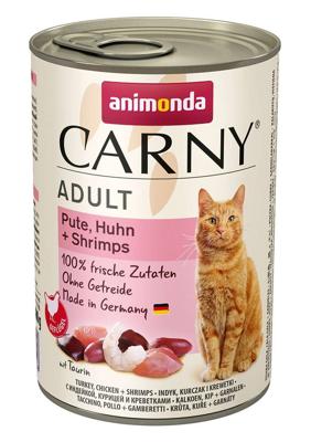 ANIMONDA Carny Adult Turkey, chicken and shrimp - nat kattenvoer - 400g