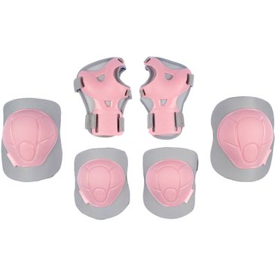 Nijdam skatebeschermingset Concrete Rose - maat L - roze