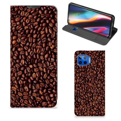 Motorola Moto G 5G Plus | Flip Style Cover | Koffiebonen