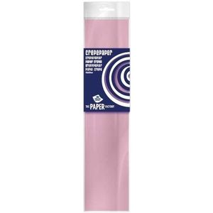 Hobby crepe papier licht roze 250 x 50 cm   -