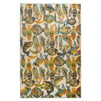 Boho&me Buitenkleed visjes - Verano multi - 160x240 cm Boho&me Buitenkleed visjes - Verano multi - 160x240 cm