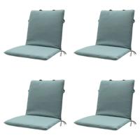Stapelstoelkussen zilver eco nature buitenafwerking 97x49 (4 stuks) Madison - Madison