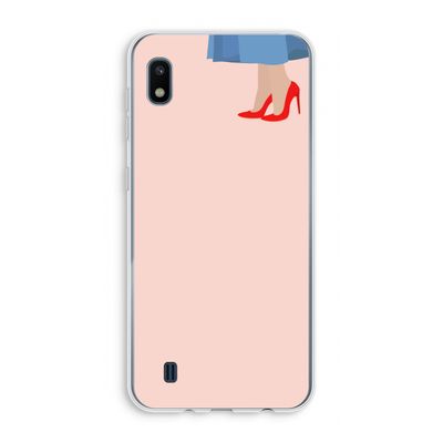 High heels: Samsung Galaxy A10 Transparant Hoesje
