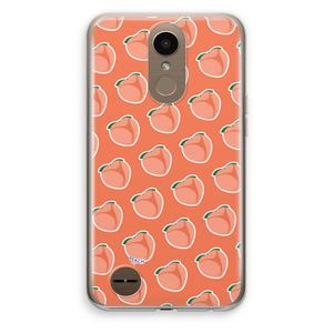 Just peachy: LG K10 (2017) Transparant Hoesje