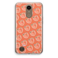 Just peachy: LG K10 (2017) Transparant Hoesje