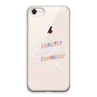 Right Place: iPhone 8 Transparant Hoesje
