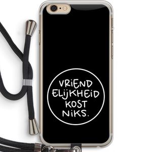 Vriendelijkheid: iPhone 6 PLUS / 6S PLUS Transparant Hoesje met koord