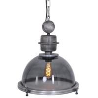 Steinhauer HanglampBikkel metaalgrijs met smoke glas - 1452GR Steinhauer HanglampBikkel metaalgrijs met smoke glas - 1452GR
