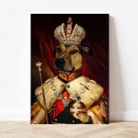 Zijne Majesteit - Huisdier Portret - Pillow Buddies