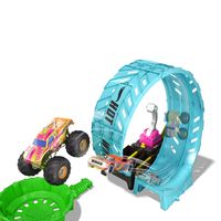 Hot Wheels Monster Trucks Glow-in-the Dark Epische Looping uitdaging speelset - thumbnail