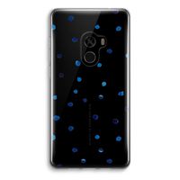Blauwe stippen: Xiaomi Mi Mix 2 Transparant Hoesje