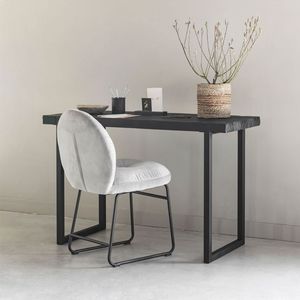 DTP Home Bureau 'Beam' Teakhout, 120 x 50cm, kleur Zwart